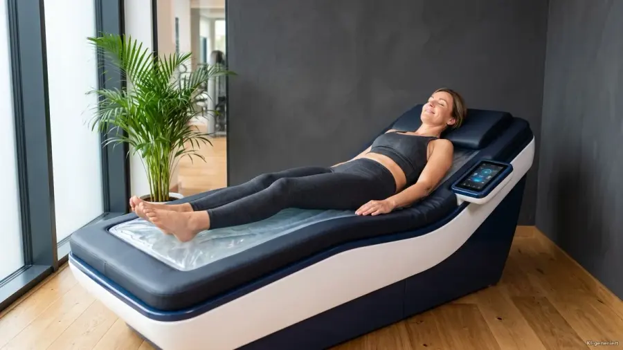 Hydrojet-Massageliege (KI-generiertes Symbolbild)